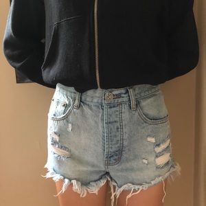 High waisted ONE X ONETEASPOON shorts